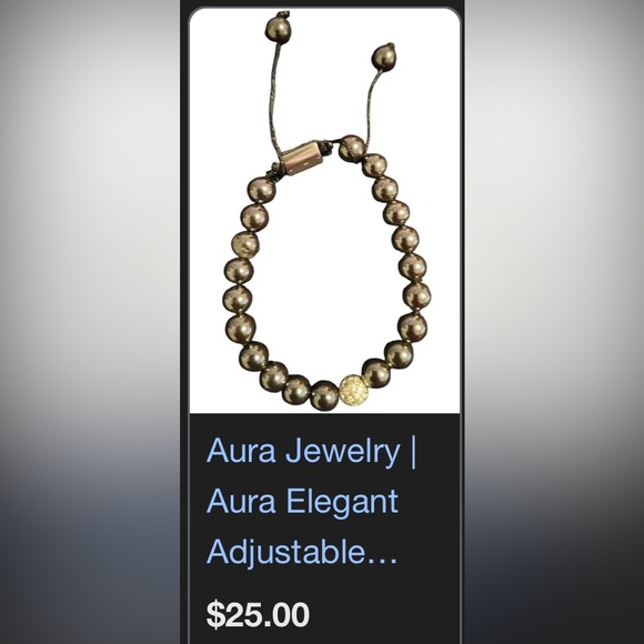 Aura Natural Stone Beaded Bracelet some with Swarovski Crystal - NWOT - Picture 16 of 16